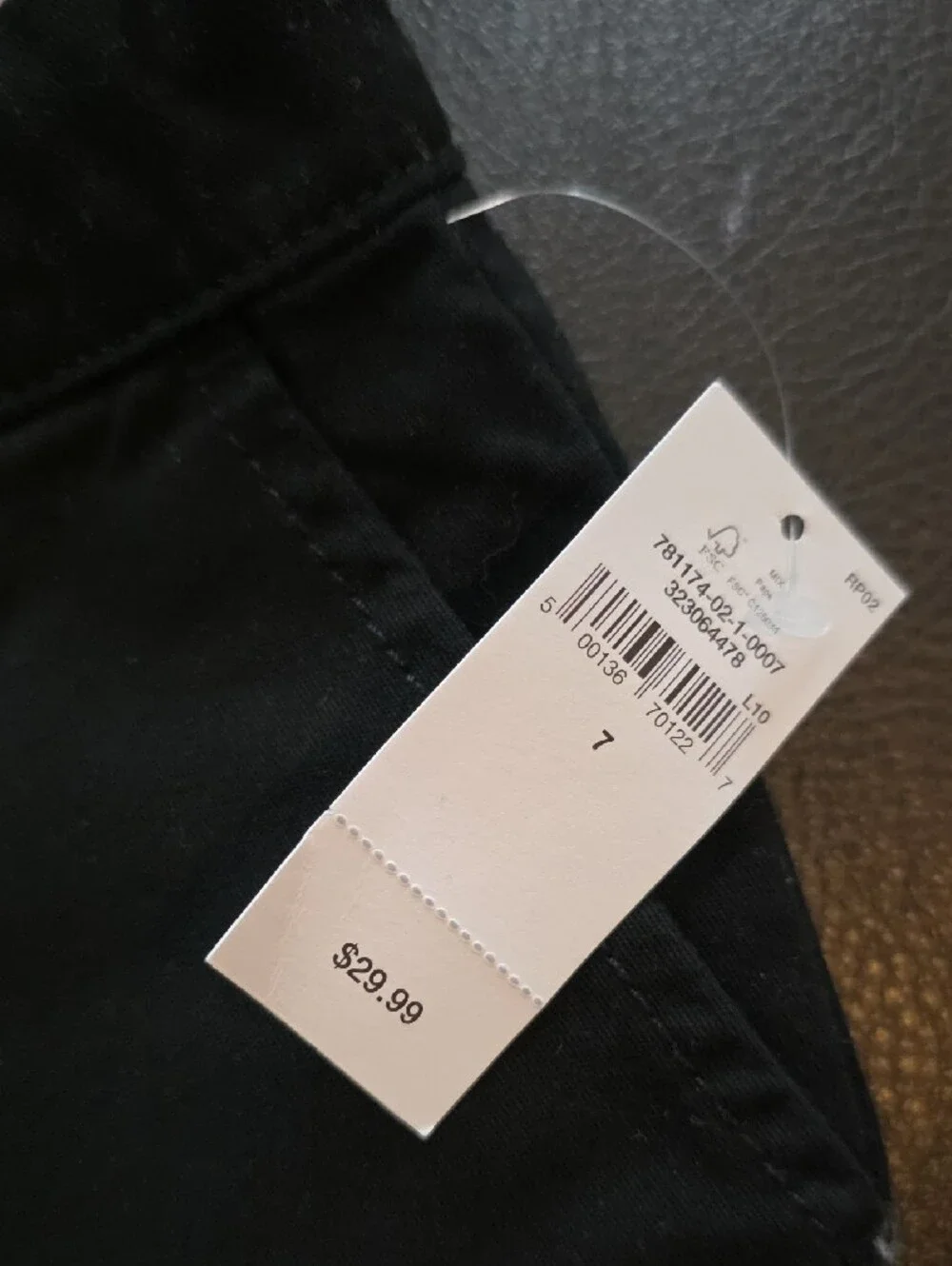 GAP Kids Black Shorts with Pink Waistband